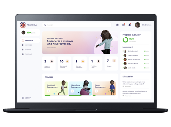 Custom UI for LMS