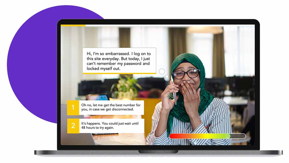 Example of an scenario-based eLearning course