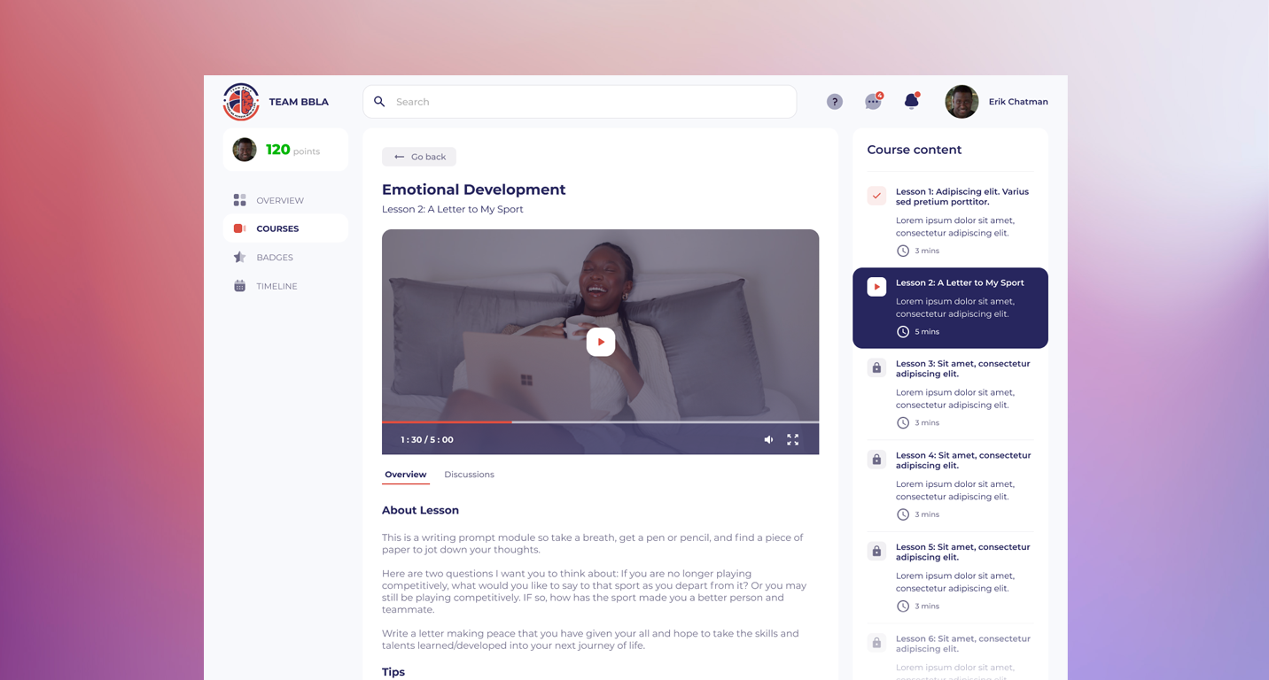 lms ui customization case study