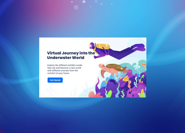 Micro-learning eLearning course aquarium