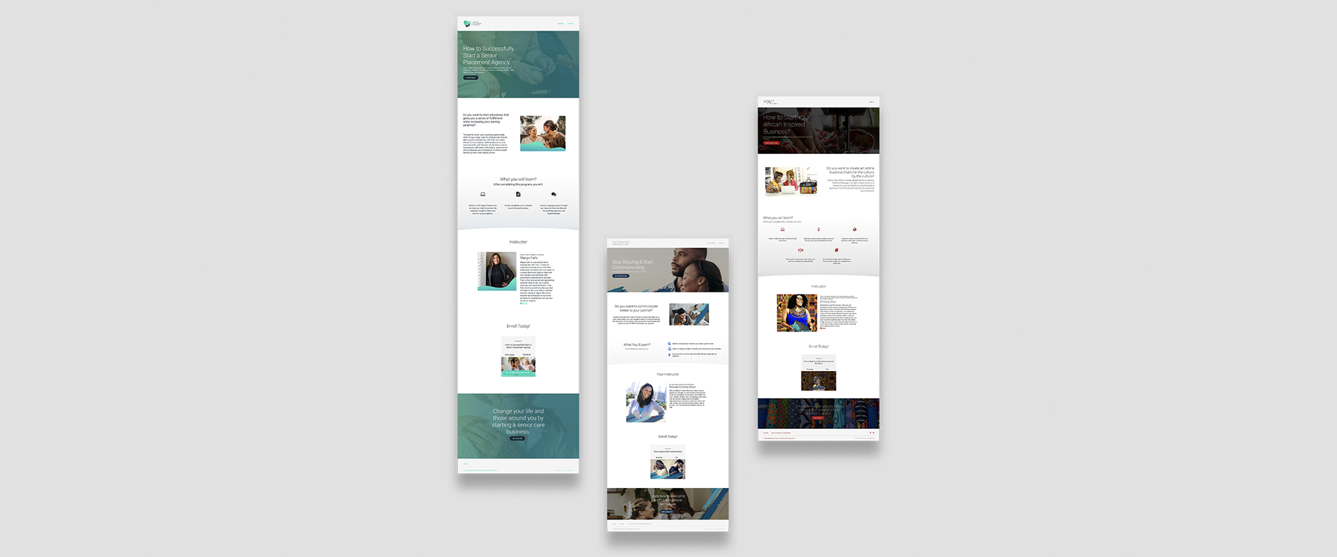 learning design small business online courses case study