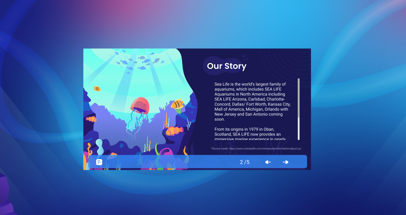 aquarium articulate storyline example microlearning elearning case study